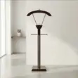 Executive Mahogany Valet Stand / Coat Hanger - 3