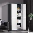 4-Door Metallic Office Cabinet - 1