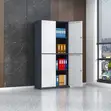 4-Door Metallic Office Cabinet - 2