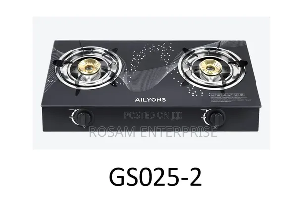 Ailyons Cooker ya Burner 2 ya Kioo GS025-2 - 1