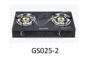 Ailyons Cooker ya Burner 2 ya Kioo GS025-2