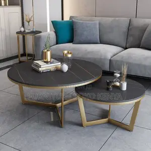 Modern Round Nesting Coffee Table Set