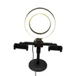 Desktop Ring Light with 2 Phone Holders - 2