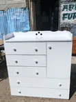 BUILT 5-Drawer Chest of Drawers - White - 1