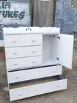 BUILT 5-Drawer Chest of Drawers - White - 4