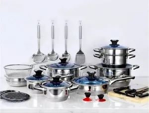 Marwa 30-Piece Cooking Pot Set - Mpya Kabisa