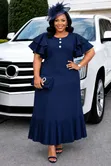 Short Sleeved Maxi Dress - Brand New - 5