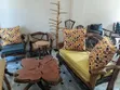 Rustic Wood Sofa Set - 2