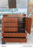 Modern Brown 5-Drawer Chest of Drawers - 2