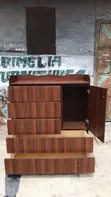 Modern Brown 5-Drawer Chest of Drawers - 3