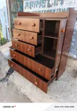 Modern Brown 5-Drawer Chest of Drawers - 4
