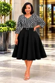 Round Skater Dress - Mpya Kabisa - 2