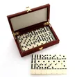 Mchezo wa Dominoes wenye Sanduku la Ngozi Zawadi - 1