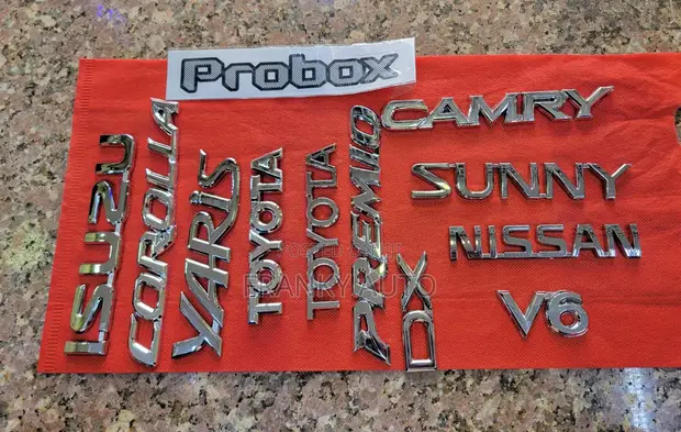 Nembo za Chrome za Gari - Toyota, Isuzu, Nissan, V6, Corolla, Premio - 1