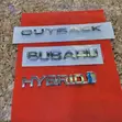 Nembo za Chrome za Subaru Outback Hybrid - 1