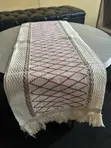 Table Runner (Red Criss-Cross) - 2