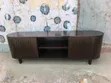 Ideal TV Stand ya Kisasa ya Mbao Nyeusi - 1
