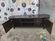 Ideal TV Stand ya Kisasa ya Mbao Nyeusi - 3