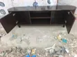 Ideal TV Stand ya Kisasa ya Mbao Nyeusi - 4