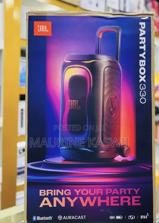 JBL PartyBox 330 Spika Portable ya Bluetooth - 1