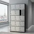 Metallic 15-Door Lockable Office Storage Unit - 3