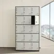 Metallic 15-Door Lockable Office Storage Unit - 5