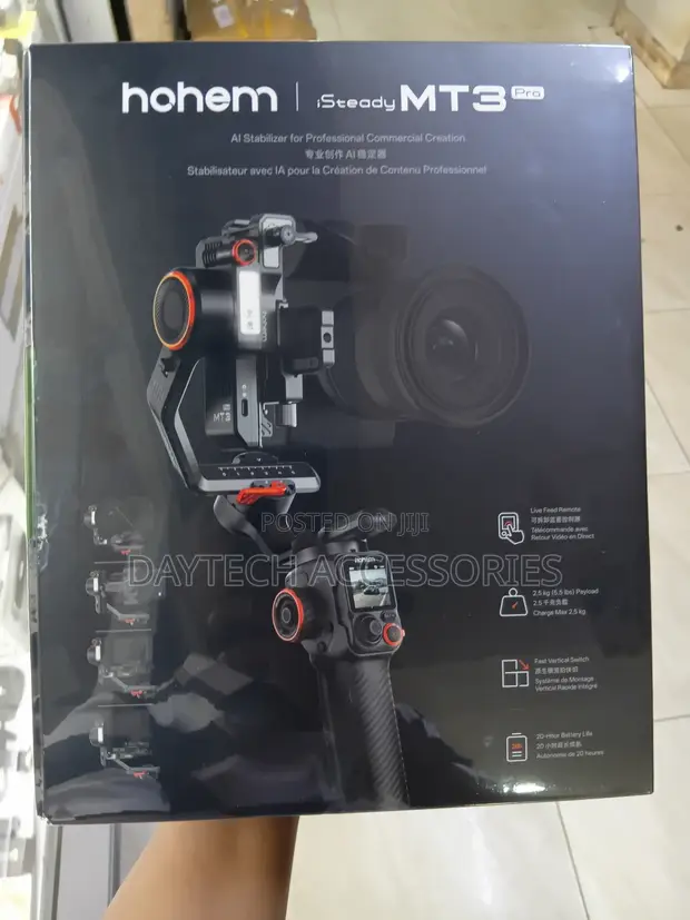 Hohem iSteady MT3 Pro 3-Axis AI Gimbal Stabilizer ya Kamera - 1