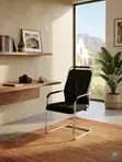 Ergonomic Non-Adjustable Office Guest Chair - 5