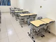 Set ya Dawati na Kiti cha Mwanafunzi Mmoja - Samani za Darasani - 5