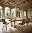 Multicolor Patchwork Dining Chair - 2