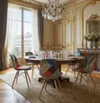 Multicolor Patchwork Dining Chair - 4