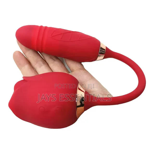 Dual Rose Toy Dildo Vibrator - 1