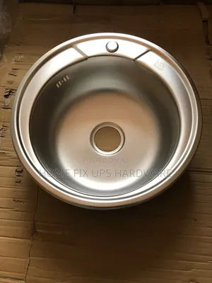 Brimix Sink ya Kitchen ya Mviringo - Chuma cha Niro
