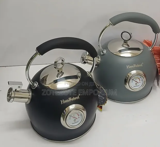 Stainless Steel Kettle with Thermometer (3L) - 1