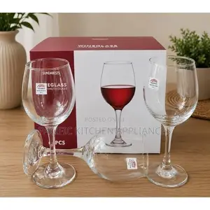 Sundabest Vioo vya Mvinyo Seti - Vipande 6, 300ml