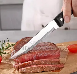 Set ya Visu vya Nyama vya Chuma cha Kutuo (6 Pcs)