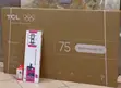 TCL 75" C7L QLED Google TV na Wall Mount & TV Guard Bure - 1