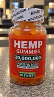 Hemp Oil & Omega 3-6-9 Gummies - 60 Vipande - 1