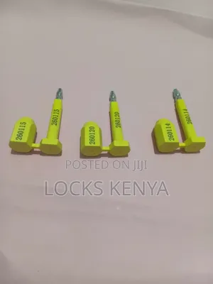 5 Security Storage Seals - Yellow
