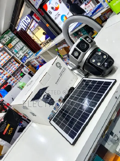 V380Pro 4G Outdoor Dual Lens Solar Surveillance Camera - 1