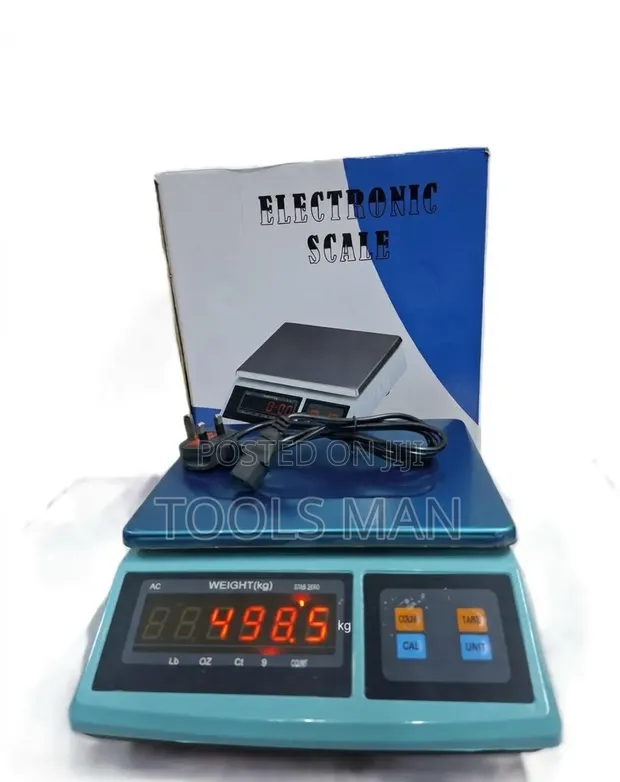 Digital Weighing Scale - Commercial Electronic Counter Bench 40kg - 1