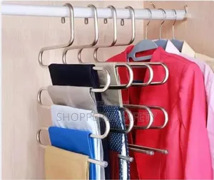 S-Shaped Non-Slip Hangers (5-Layer)