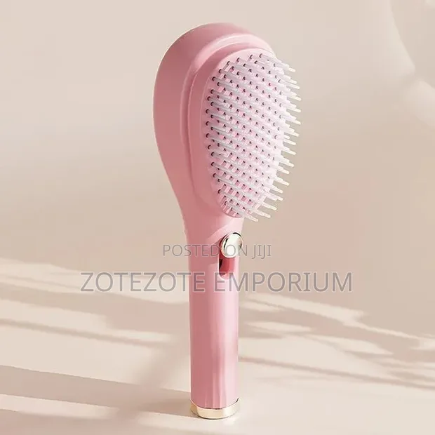 Detangling Comb - Beige & Pink - 1
