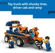LEGO City Motorcycle Transporter Building Set - 3
