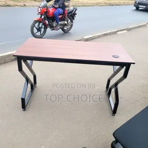 Modern Z-Leg Office Desk - Metal Frame