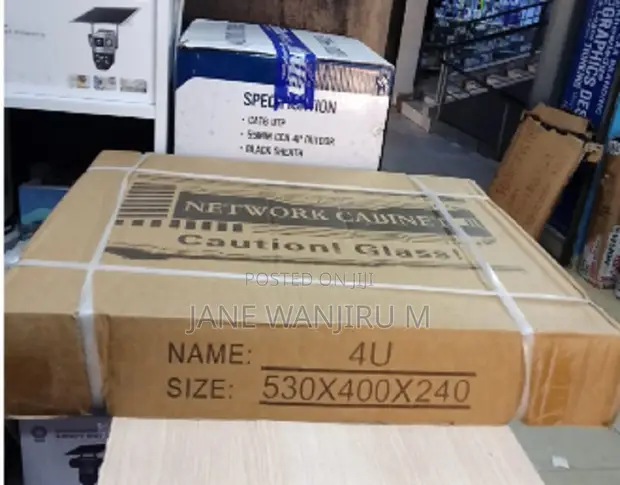 Premium 4U Network Cabinet - Secure Equipment Protection - 1