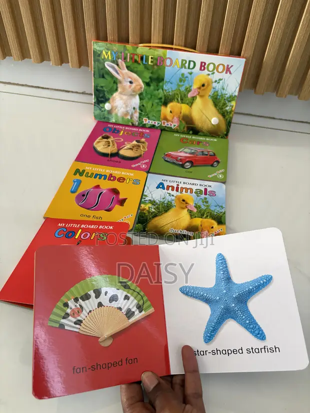 Baby Board Book Set - Numbers, Colors, Shapes, Animals - 1