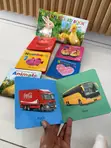 Baby Board Book Set - Numbers, Colors, Shapes, Animals - 4