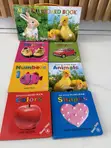 Baby Board Book Set - Numbers, Colors, Shapes, Animals - 5