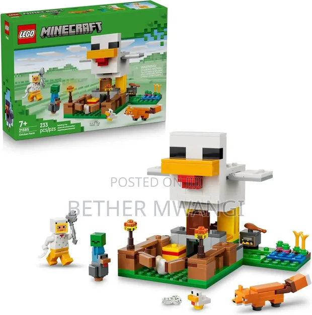 LEGO Minecraft Chicken Farm Building Toy - 1